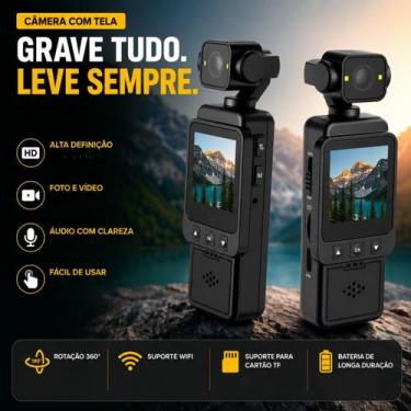 Imagem de Câmera Digital HD Para Aventuras E Viagens Envio Imediato Uso Diário C