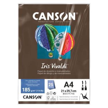 Imagem de Papel Canson Color Iris Vivaldi 25 Folhas 185g Canson, Chocolate