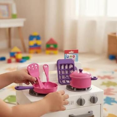 Imagem de Kit Utensílios De Cozinha De Brinquedo Infantil Mini - Sayuri, 2 Panel