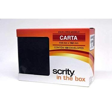 Imagem de Envelope Carta Colorido 114X162 Preto Los Angeles 80G - SCRITY