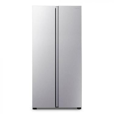 Imagem de Geladeira Hisense Side By Side 441l Inverter Frost Free Cinza