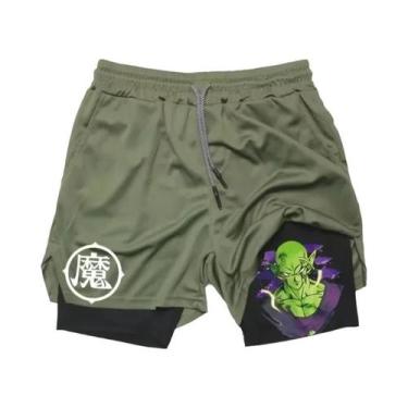 Imagem de Shorts Esportivos Masculinos De Verão Dragon Ball Son Goku Com Dupla C