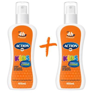 Imagem de Repelente Spray Kids de Insetos com Icaridina 105ml Action, kit2unidad