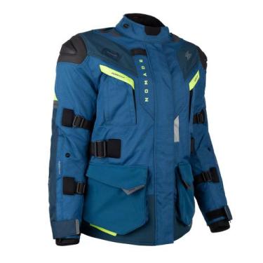 Imagem de Jaqueta Texx Nomade Ld Fem Azul Verd Xxl 2xl