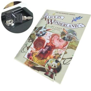 Imagem de Cofre Oculto Estilo Livro Clássico Em Metal Para Armazenamento De Moed