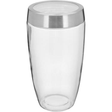Imagem de Pote Home&Co 22x12cm Vidro Transparente 1,6L para Cozinha Mantimentos 