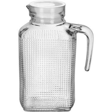 Imagem de Jarra Home&Co 23x12cm Vidro Transparente 1,5L Bebidas Água Suco e Coqu