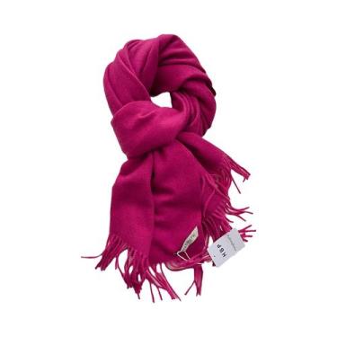 Imagem de Cachecol Feminino Longo De Lã Quente Para Inverno, Xale De Caxemira, P