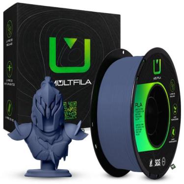 Imagem de Filamento Impressora 3D PLA Matte Fosco 1,75mm 1kg Multfila - Multifil