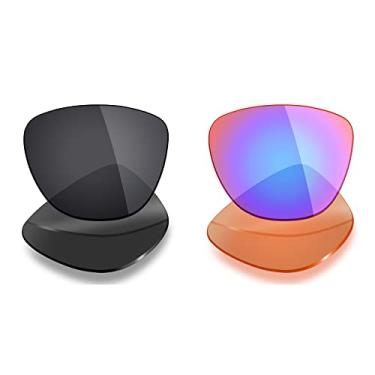 Imagem de Mryok 2 pares de lentes polarizadas de substituição para óculos de sol Oakley Frogskins – opções