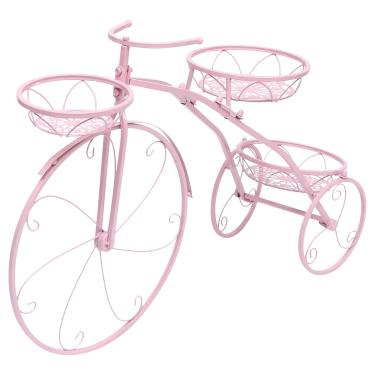 Imagem de 1 Unidade Suporte De Bicicleta Suporte De Planta Triciclo Vasos Para Plantas De Interior Suporte Para Vaso De Flores Estandes De Flores Em Vasos Vaso De Planta Fixação Ferro