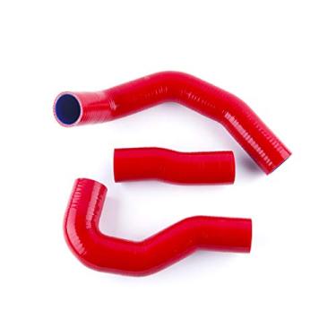 Imagem de LUXERAD Kit de impulso de mangueira de silicone para turbo de 4 camadas para Mitsubishi L200 Triton 2.5TD 4WD 01-07 Vermelho