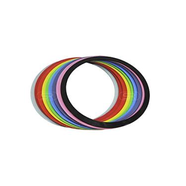 Imagem de Argolas/Aro Agilidade P/Circuito Funcional 10 Un. + Bolsa