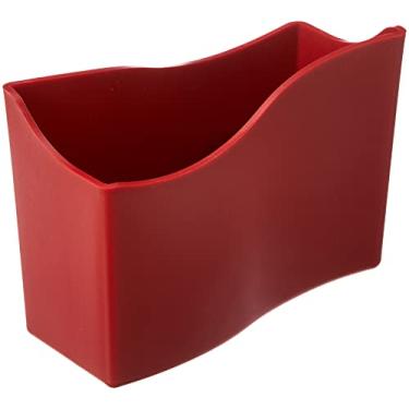 Imagem de Porta-guardanapo Cozy Pequeno, 13,7 x 6 x 10 cm, Vermelho Bold, Coza