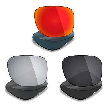 Imagem de 3 pares de lentes polarizadas de substituição Mryok para óculos de sol Oakley Holbrook – Opções