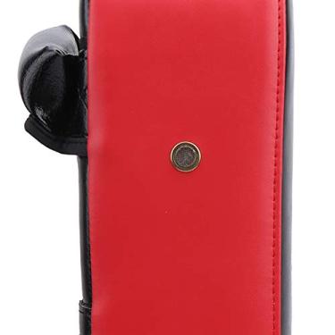 Imagem de 01 Strike Shield, almofada de pancada com alça confortável excelente absorção de choque para boxe para treinamento (preto e vermelho)