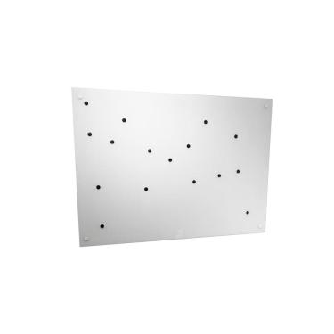 Imagem de Lousa de vidro branca magnética 100x60 - 4 imãs