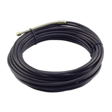 Imagem de Passa Fio com Alma de Aço 20 Metros Preto Force Line