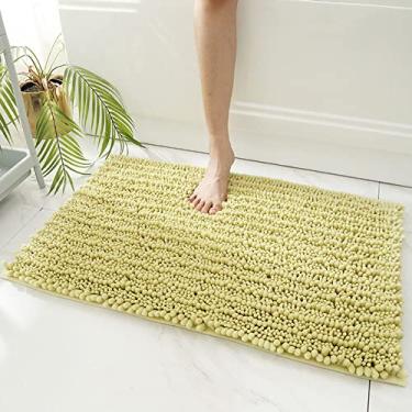 Imagem de Tapete de banho de microfibra absorvente de água antiderrapante tapete de banheiro para sala de estar tapete de chão para Tapete De Banheiro, H,500MMx800MM