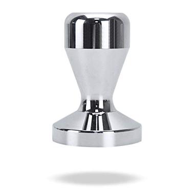 Imagem de SUJUDE Calcadeira de café de aço inoxidável para café expresso base plana calibrada calcadeira base plana barista escritório família acessórios para cafeteira expresso (comum, 51 mm)
