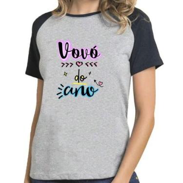 Imagem de Camiseta Feminina Vovó Eu Te Amo Colorida Blusa Camisa Avó - Mago Das