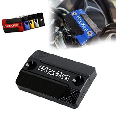 Imagem de Para MSX125 Grom MSX125 2013-2022 2021 2020 Acessórios para Motocicleta CNC Alumínio Tampa de Tampa do Reservatório de Fluido de Freio Frontal