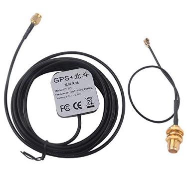 Imagem de Antena de GPS ativa à prova d'água 3V-5V CC, conectores SMA macho plugue para módulo GPS à prova d'água IP65 navegação Geekstory