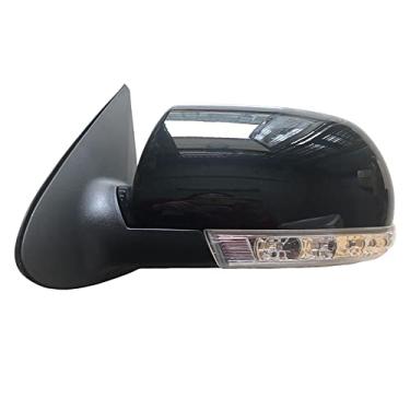 Imagem de JESYMBX Para Hyundai Santa Fe 2.4L 2.7L 2007-2012 Espelho retrovisor lateral dobrável de carro 8PINS com lâmpada