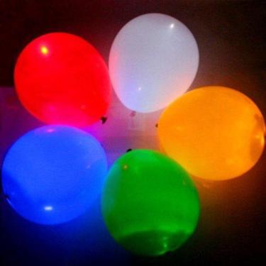 Imagem de Balões De Led Iluminados Coloridos 5pcs
