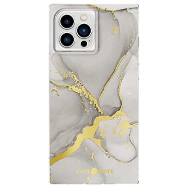 Imagem de Case-Mate - BLOX – Capa retangular para iPhone 13 Pro Max – Fina – Leve – Proteção contra quedas de 3 metros – Mármore de neblina