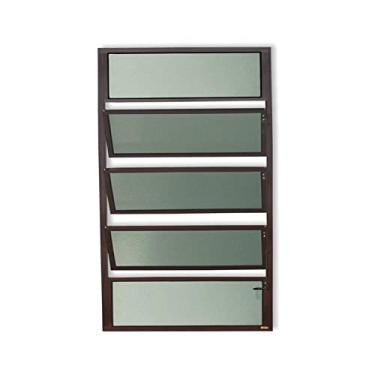 Imagem de Basculante Plus Vidro Boreal 100cm x 60cm Brimak Corten