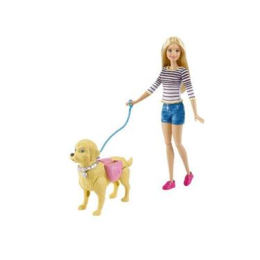 Imagem de Boneca Barbie Passeio Com Cachorrinho Mattel
