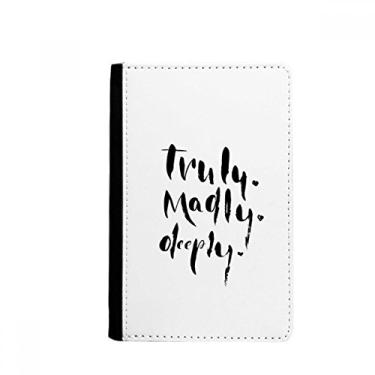 Imagem de Porta-passaporte estilo citação realmente louca, porta-cartões Notecase Burse