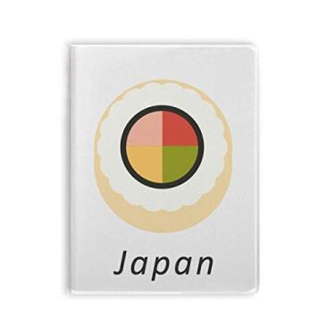 Imagem de Diário tradicional japonês Maki para caderno de sushi, capa macia