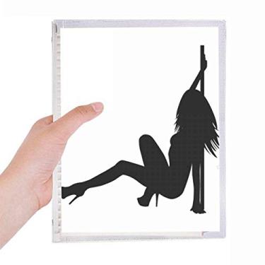 Imagem de Caderno de dança de cachimbo com folhas soltas para diário recarregável