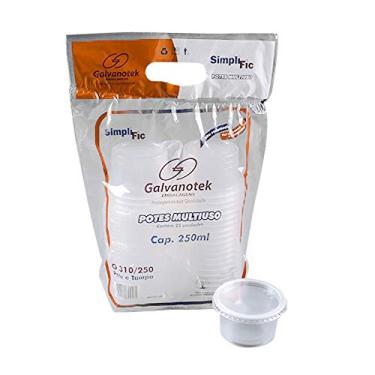 Imagem de Embalagem Bolo Pote 250Ml Galvanotek G310 25und