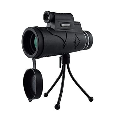 Imagem de Telescópios monoculares 40 x 60, portátil à prova d'água antiembaçante BAK-4 Prisma adulto mira monocular com acessórios para telefone celular, para concerto de observação de pássaros ao ar livre, viagens esportivas