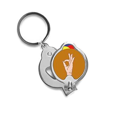 Imagem de Alright Ok Recomplish Gesture Cortador de unhas de aço inoxidável com sinal de mão