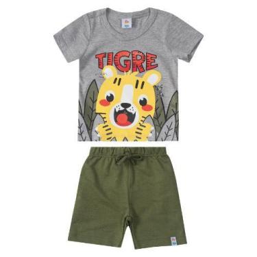 Imagem de Conjunto Infantil Camiseta E Bermuda 84634 - Malwee Zig Zig Zaa
