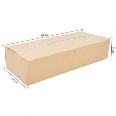 Imagem de Caixa Fina De Papelão Para Correio 10 Unidades Embalagens 39cm x 15cm x 8