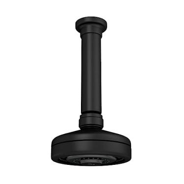 Imagem de Chuveiro com tubo de teto AcquaPlus, Black Matte, Deca, 1990.BL.TET.MT