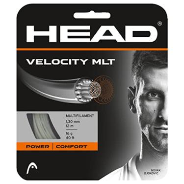 Imagem de Head Velocity MLT Conjunto de cordas de raquete de tênis, 102 cm, multifilamento - Natural, calibre 17