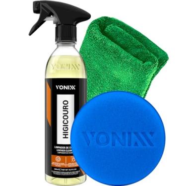 Imagem de Higicouro Limpador para Banco de Couro Automotivo Vonixx Pano Aplicador