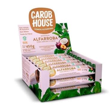 Imagem de Alfarroba Com Ameixa E Coco Sem Açúcar 18 Unidades De 25g Cada