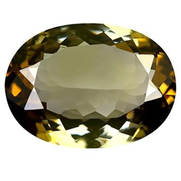 Imagem de 3,84 ct Certificado AIG Forma Oval (12 x 9 mm) Tanzanita Amarela Marrom Não Aquecida Pedra Natural Solta, Large, pedra preciosa, Tanzanita