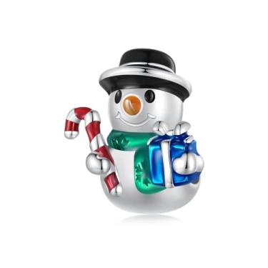 Imagem de GemKing BSC939 Christmas Snowman Charm