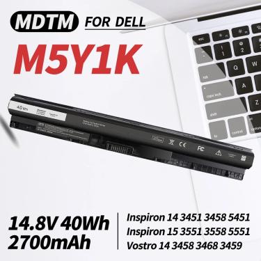 Imagem de M5Y1K bateria do portátil para Dell  Dell Vostro 3458  3558  Inspiron 14  15  17  3000  5000 séries