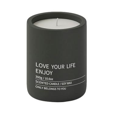 Imagem de 2 peças copo de vela de cerâmica minimalista e criativo nórdico para casa, vela de soja, copo vazio para casamento, jantar, festa alta 11-OW-R0001 aroma de óleo de citronela