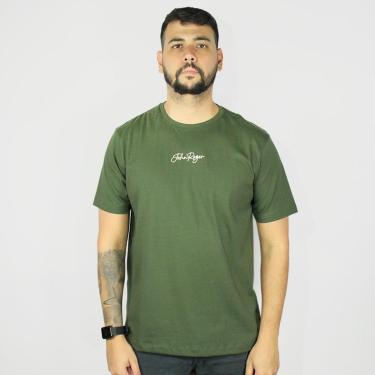Imagem de Camiseta John Roger Writing Verde-Masculino