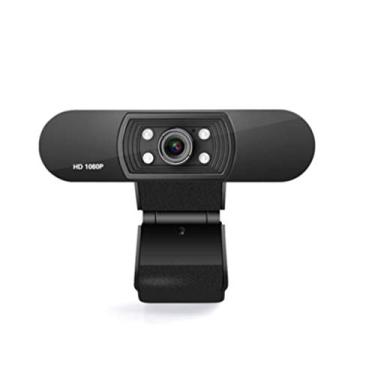 Imagem de Webcam 1080p, câmera HDWeb com microfone HD embutido 1920 x 1080p USB webcam, vídeo widescreen YSJ